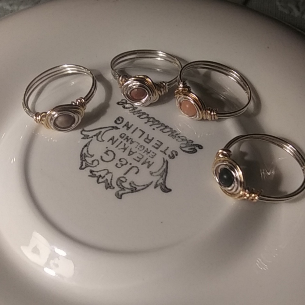 Custom Gold/Silver Wire Wrap Rings